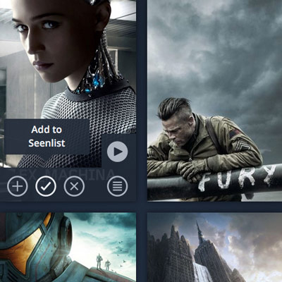 Movieo movie organization lists